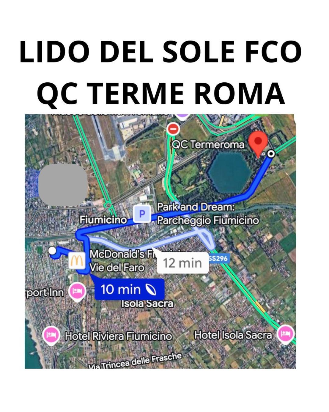 Apartament Lido Del Sole Fco Fiumicino Zewnętrze zdjęcie